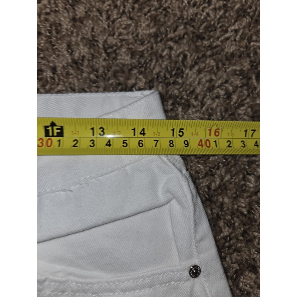 NWT Women's White Wide-Leg Jeans Size 30x33.5 Summer Preppy - Picture 9 of 15